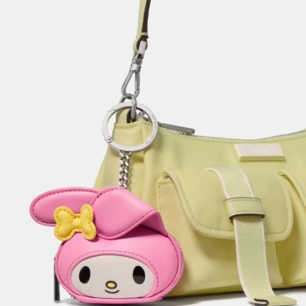 KATE SPADE X HELLO KITTY & FRIENDS 3D MY MELODY BAG CHARM COIN PURSE